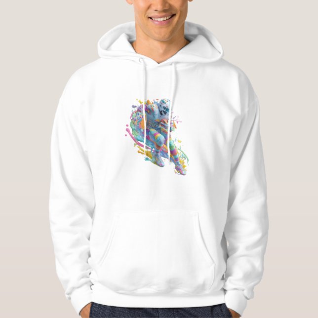 Football Design spec Hoodie (Vorderseite)