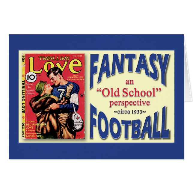 Football d'Imaginaire de la vieille école (Devant horizontal)