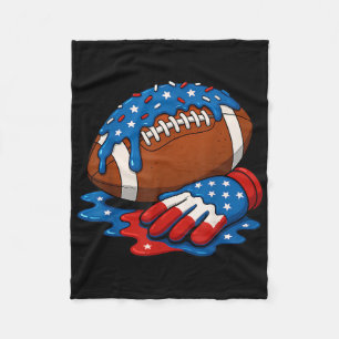 Football Drip Wr Lineman Qb Rb Db Eiscreme 4. Fleecedecke
