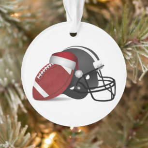 Football Et Casque De Noël