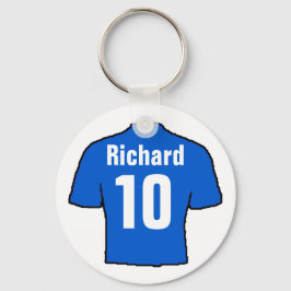 Football Fan Shirt to Personalise. Schlüsselanhänger