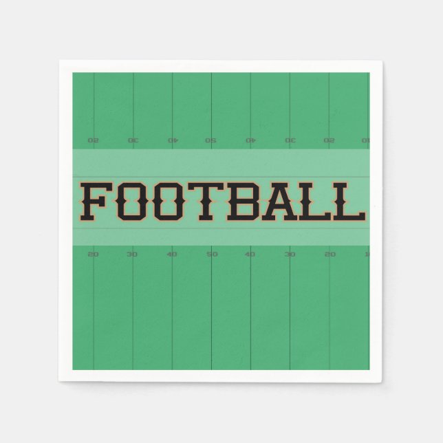 FOOTBALL Feldmarkierungsmarkierung Serviette (Vorderseite)