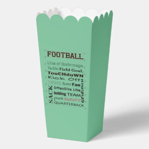 FOOTBALL Feldtypografie Geschenkschachtel