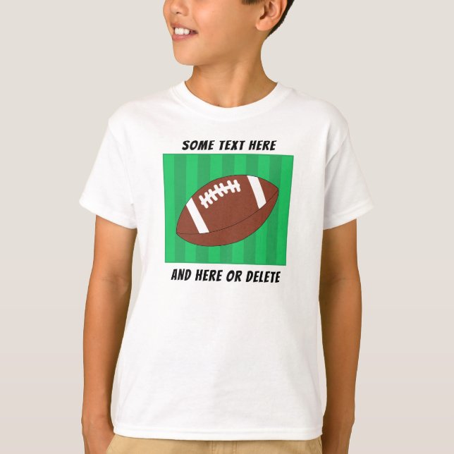 Football Field Custom T-Shirt (Vorderseite)