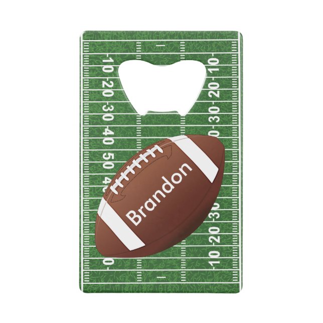 Football Field Design Flaschenöffner (Vorderseite)