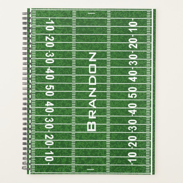 Football Field Design Weekly/Monthly Planer (Vorderseite)