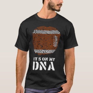 Football Fingerprint Es ist auf meiner DNA T-Shirt