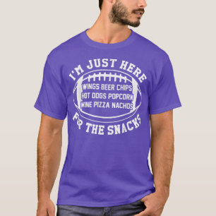 Football Food Beer Wine Pizza Nachos Tacos C T-Shirt