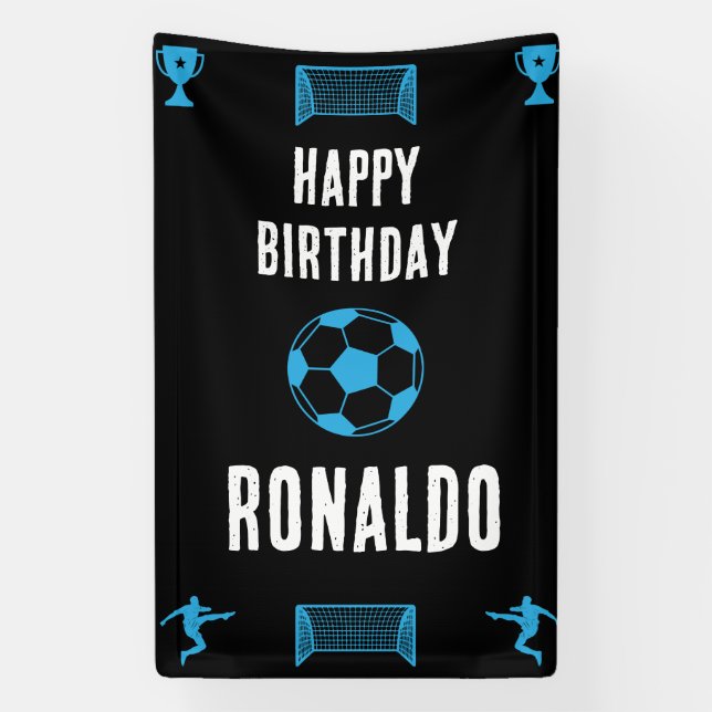 Football Football Anniversaire bannière (Verticale)