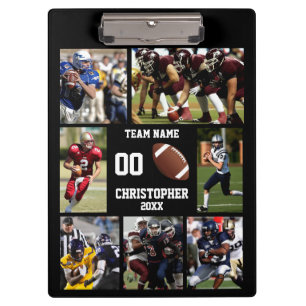 Football Foto Collage Klemmbrett