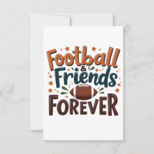 Football Friends Forever Fantasy Football Saison Dankeskarte