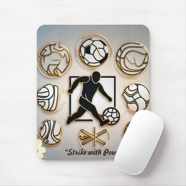 "Football Fusion Art" Mousepad (Mit Mouse)
