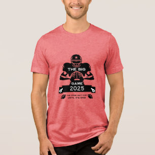 Football Game Fan TV Party Tri-Blend Shirt
