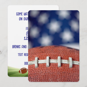 Football Game Party Einladung