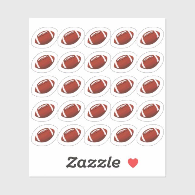 Football Game Sports Practice Planer / Scrapbook Aufkleber (Blatt)