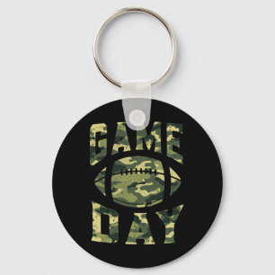 Football Gameday Game Day Camouflage Flag Patrioti Schlüsselanhänger