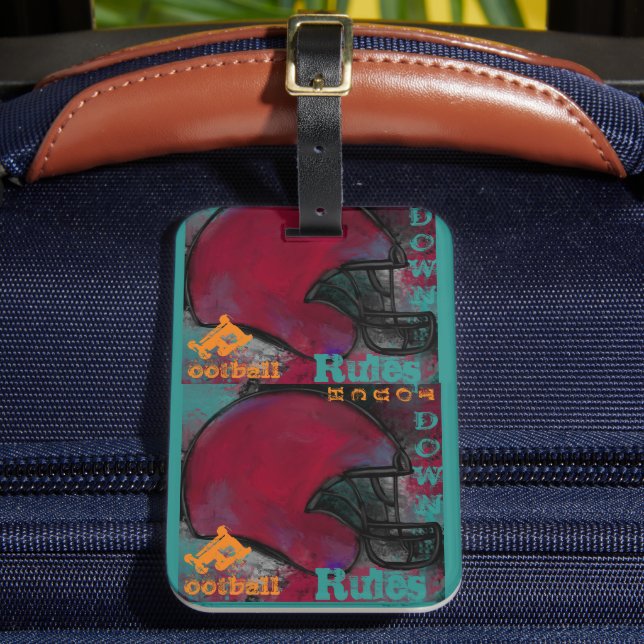 FOOTBALL GEPÄCKANHÄNGER (Vorderseite Insitu 2)