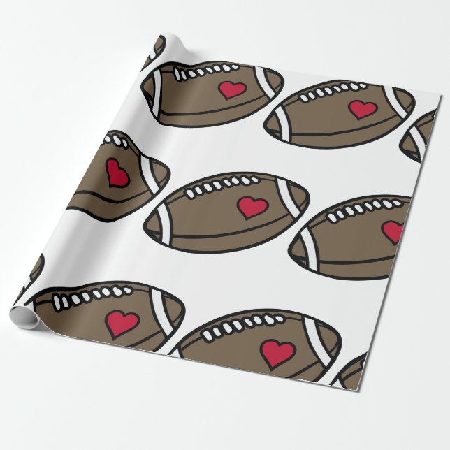 Football Geschenkpapier (Ungerollt)
