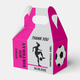 Football Girl, Football Player Geschenk, Geburtsta Geschenkschachtel