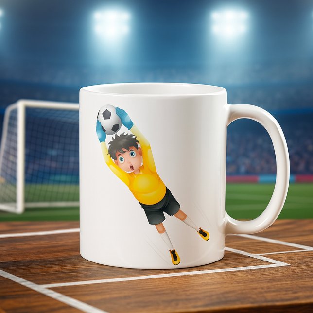 Football Goalie Kaffeetasse (Von Creator hochgeladen)