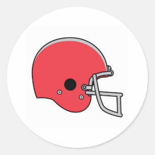 Football-Helme Runder Aufkleber