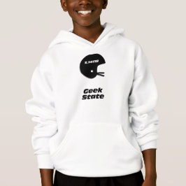 Football Helmet Geek Staat Hoodie
