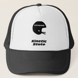 Football Helmet Kinetic Staat Truckerkappe