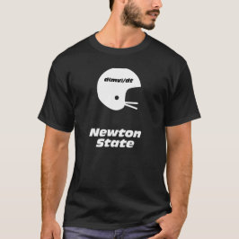 Football Helmet Newton Staat T-Shirt