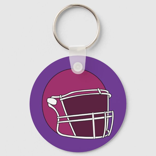 Football Helmet Schlüsselanhänger (Vorderseite)