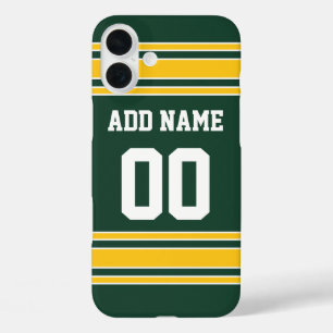 Football Jersey Green Gold Individuelle Name Numbe title_seo2