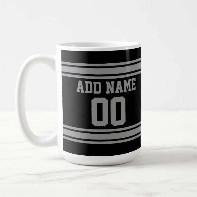 Football Jersey - Mit Ihren Informationen individu Kaffeetasse (Links)