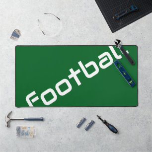 FOOTBALL-Klassiker Diagonaler Text auf athletische Schreibtischunterlage