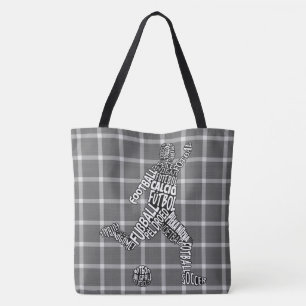 Football Langues de football partout sur le sac d'