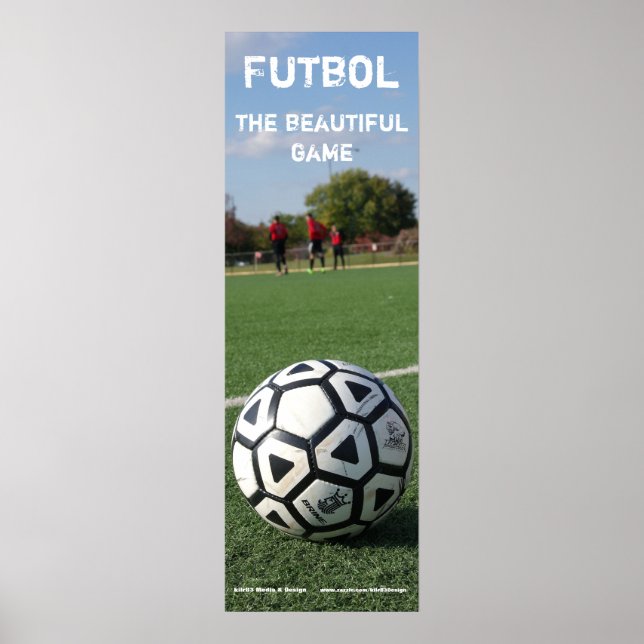 Football - Le magnifique jeu 12x36 Poster (Devant)