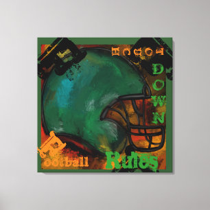 FOOTBALL LEINWANDDRUCK