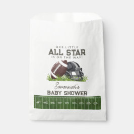 Football Little All Star Touchdown Baby Shower Geschenktütchen