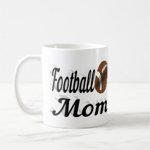 Football maman demi-texte Café Mug