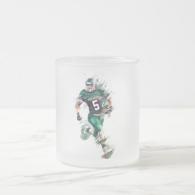 Football Mattglastasse (Mittel)