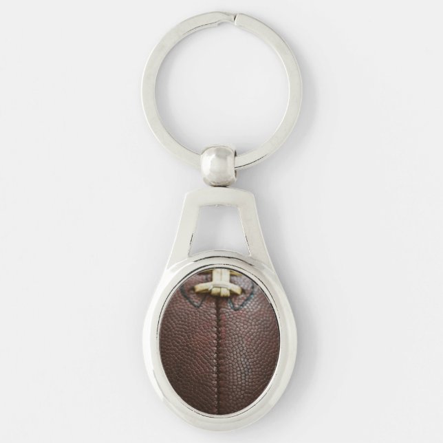 Football Metal Schlüsselanhänger (Vorderseite)