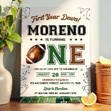 Football modifiable Invitation Anniversaire Premiè