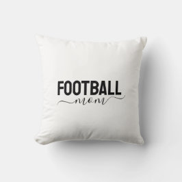 Football Mom modern script Kissen