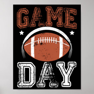Football Motivierend Style Season Geschenke Jungs Poster