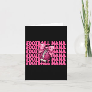 Football Nana American Football Grandma Coquette B Karte