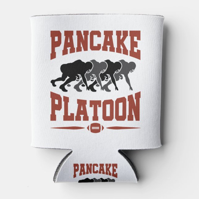 Football Offensive Lineman Pancake Platon Dosenkühler (Vorderseite)
