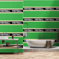 FOOTBALL Orange Weiß Schwarz Grün Rennstreifen