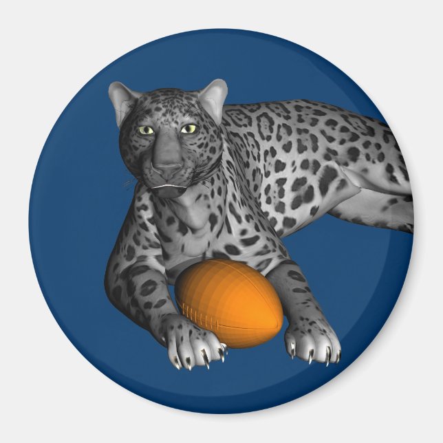 Football Panther Magnet (Vorne)