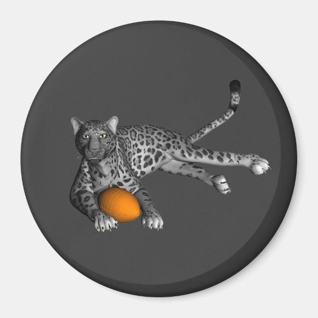 Football Panther Magnet (Vorne)