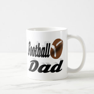 Football Papa demi-texte Café Mug