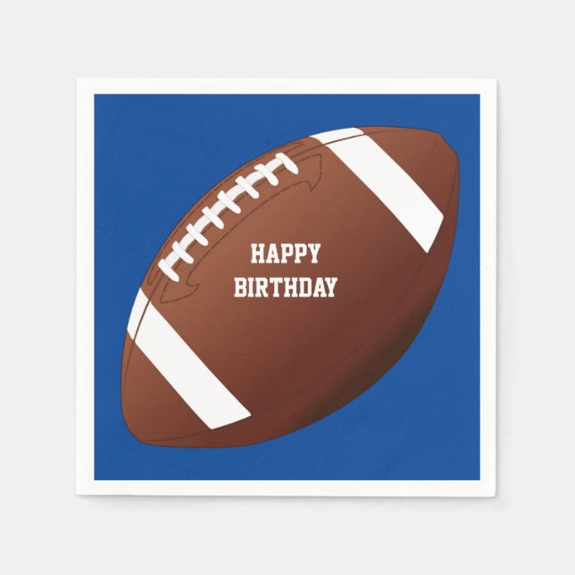 Football Party Paper Napkins Serviette (Vorderseite)