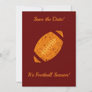 Football Party Tailgate Liefert Maroon Gold Save The Date